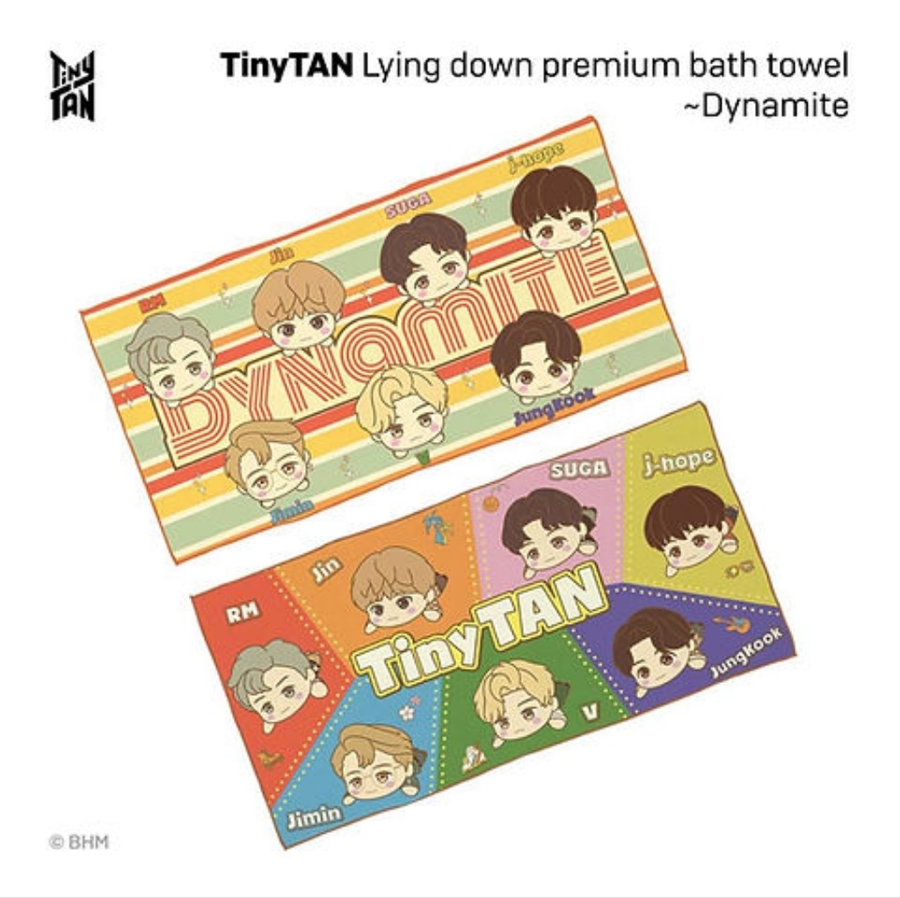 TinyTAN (BTS) - Dynamite Premium Bath Towel